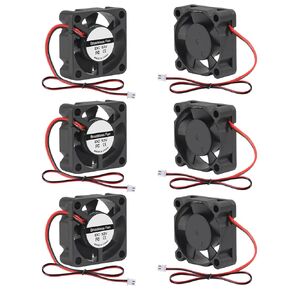 6pcs 3010 12V DC Brushless Cooling Fan 30x30x10mm Mini Quiet Cooling Fan for DIY 3D Printer Extruder Hotend V6 V5 Computer Fan