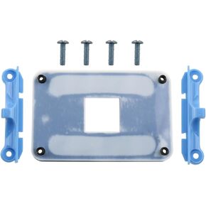 AM4 Backplane CPU Heatsink Bracket Motherboard CPU Fan Cooling Mounting Sheet Plate Mount on Motherboard for AM4 Only, Blue