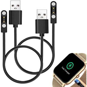 smart watch Cables Compatible with Boquaw P90 1.85" Smartwatch, 2 PCs