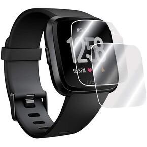 IPG For Fitbit VERSA Smartwatch (2X) Screen Protector 3D Curved (2 Units) Invisible Ultra HD Clear Film Anti Scratch Skin Guard - Smooth/Self-Healing/Bubble -Free