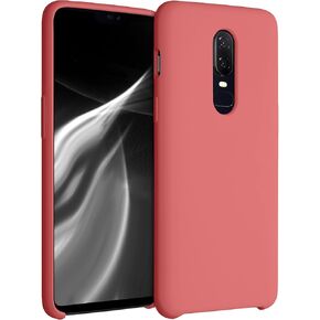 kwmobile Case Compatible with OnePlus 6 Case - TPU Silicone Phone Cover with Soft Finish - Baltic Blue