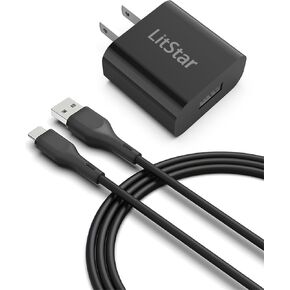 Type C Fast Charger for Samsung Android Phone USB-C Charging Cable 6.6ft for Galaxy S23 S23+ S22 S21 S20 S10e S9 S8 Note20 Note10 Note9 Z Fold 3/4/5 (18W QC3.0)