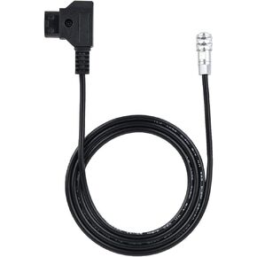 DTap Power Cable 2 Pin Female to P Tap, BMPCC to D Tap 4K Camera Cable Connector, for 4K, for Gold Mount V-Mount Battery, D-Tap to BMPCC 4K Power Cable(1m)