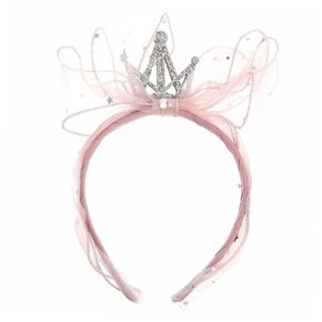 children's headband pink scrunchie infant hair ties baby hair accessories for girls kids headband girls birthday kids crown hairband girls party crown headband birthday hat