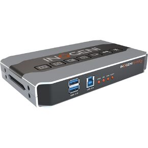 Dual HDMI/DVI Mixer to USB 3.0 Multi I/O Professional Video and Audio Capture Device, SHARE2 by INOGENI, Plug'n Go, Compatible with All Systems and Apps (No Driver Required), Made in Canada