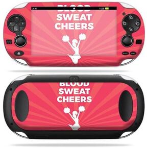 MightySkins Skin Compatible with Sony PS Vita – Blood Sweat Cheers | Protective, Durable, and Unique Vinyl Decal wrap Cover | Easy to Apply, Remove, and Change Styles | Made in The USA