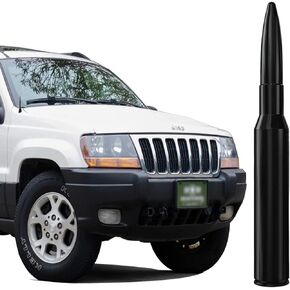 4 Inch Short Aluminum Antenna for Jeep Grand Cherokee (1999-2004), Jeep Grand Cherokee Antenna Replacement Mast