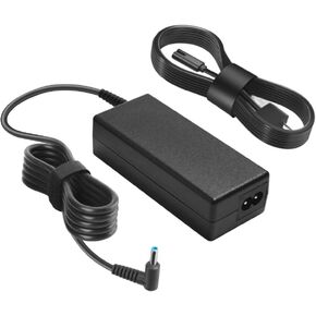 Charger for Hp Pavilion Laptop 10 11 13 14 15 17 inch HP Envy Elitebook ProBook Chromebook Stream Zbook 14u G4 G5 15u 15 G3x2 G4 Series 710412-001 19.5V 3.33A Hp is 13252 PowerCord Smart BlueTip 65W
