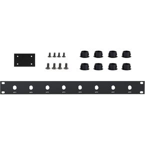 Phenyx Pro BNC Side-by-Side Rackmounting Antenna Kit, 2 Metal Plates, 8 Bulkheads, Necessary Screws, Compatible with New Version PTM-10/PTM-11