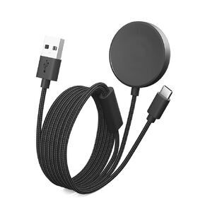 Bicmice Multi Charging Cable Fit for Samsung Galaxy Watch 6/6 Classic/5/5 Pro/4/4 Classic/3/Active 2/Active,2 in 1 Nylon Braided Charger Cable with USB-C for Phones Tablets Earphones Multiple Devices