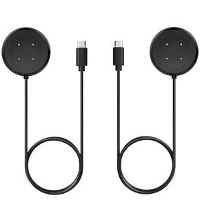 Charger for Google Pixel Watch 2 Fast Charge Cable Replacement Type-C USB Magnetic Cable for Pixel Watch 2/Fitbit Versa 4/Versa 3/Sense/Sense 2/Fitbit Ace LTE Smartwatch, Durable Portable Charger