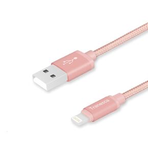 Tranesca Compatible Nylon Braided Charging Cable Compatible for iPhone X,iPhone8,iPhone 7/7 Plus/iPhone 6/6s/iPad Air/iPad Pro and More-Rose Gold (6 Feet/1.8 Meter-Updated Version)