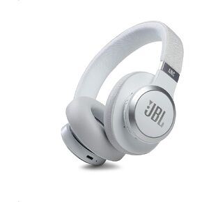 JBL JBLLIVE660NCWTAM-Z Wireless Over-Ear NC Headphones White - Certified (Renewed)