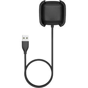 TUCANA Charger Compatible with Fitbit Versa 2 (Not for Versa/Versa Lite), Replacement USB Charging Cable Dock Stand for Versa 2 Health & Fitness Smartwatch (2-Pack)