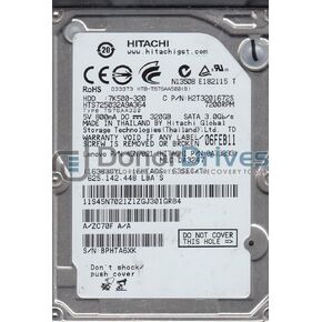 Hitachi Travelstar - Hard drive - 320 GB - internal - 2.5" - SATA-300 - 7200 rpm