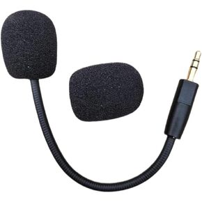 TNE Cloud Orbit S Mic Replacement Detachable Game Microphone Boom for HyperX Cloud Orbit S Wireless Headset for PS4 Pro PS5 Xbox One X Computer PC Gaming Headphones 3.5mm Jack Noise Cancelling