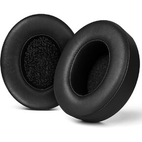 Replacement Ear Pads for Beats Studio 2/3 Wired/Wireless Headphones, Ear Pads for B0501 / B0500, Beat Studio Earpads with Noise Cancelling Foam, Soft Protein Leather (Black)