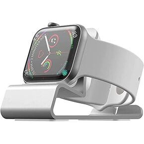 Charger Stand for Apple Watch 49mm 45mm 41mm 44mm 40mm 42mm 38mm iWatch Series 9 8 SE2 7 SE 6 5 4 3 Ultra 2 Ultra, Desktop Aluminum Holder for Apple Watch Charging Stand Dock Supports Nightstand Mode in Saudi Arabia