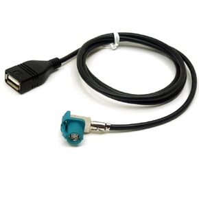 Car USB Cable CIC NBT EVO FAKRA Z HSD Retrofit Wire Compatible with BMW E-Series F-Series