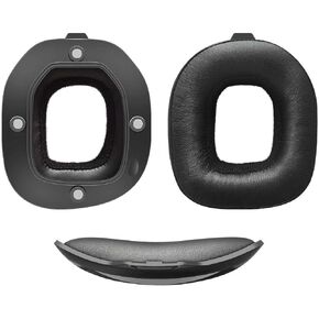 Soft Protein Leather Replacement Ear Pads Headband Compatible with Astro A40 TR Headset