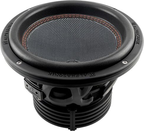 Alphasonik DSW510 Dynamis 500 Series 10 "2100 واط بحد أقصى / 700 واط RMS مزدوج 4 أوم مضخم صوت للسيارة سلة من الألومنيوم المصبوب مع مغناطيس مزدوج مكدس من ألياف الكربون المخروطية حلقات تبريد نظام مكبر الصوت الفرعي in Saudi Arabia