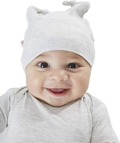 قبعة GUNAMUNA فائقة النعومة بعقدة مزدوجة قابلة للتعديل للأطفال حديثي الولادة، من عمر 0 ​​إلى 3 أشهر in Kuwait