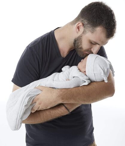 قبعة GUNAMUNA فائقة النعومة بعقدة مزدوجة قابلة للتعديل للأطفال حديثي الولادة، من عمر 0 ​​إلى 3 أشهر in Kuwait