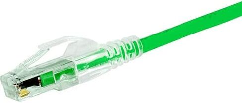 Standard Shielded (External Ground) Cat6/6a RJ45 Modular Plugs with Bar45 Load Bar - Green Tint, 50-Pieces/Jar, 3 Prong Pin Design - S45-1150 in Saudi Arabia