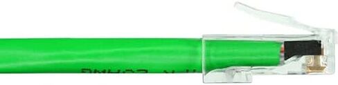 Standard Shielded (External Ground) Cat6/6a RJ45 Modular Plugs with Bar45 Load Bar - Green Tint, 50-Pieces/Jar, 3 Prong Pin Design - S45-1150 in Saudi Arabia
