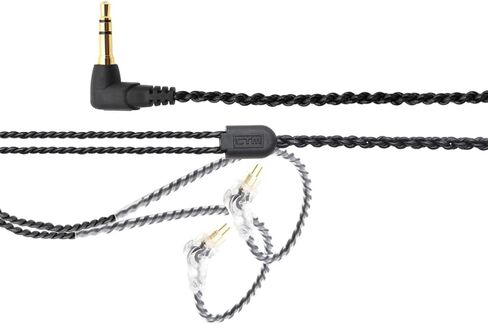 CTM Standard Black Cable, HiFi Audio 2 Pin Connector Standard 50' Inch Black Cable, HiFi Audio 2 Pin Connector in Saudi Arabia