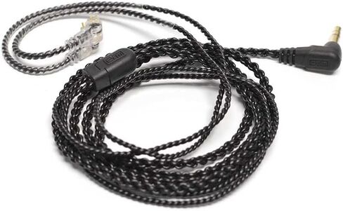 CTM Standard Black Cable, HiFi Audio 2 Pin Connector Standard 50' Inch Black Cable, HiFi Audio 2 Pin Connector in Saudi Arabia