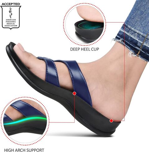 AEROTHOTIC Comfortable Arch Support Flip Flops for Women Orthotic Thong Sandals in Saudi Arabia