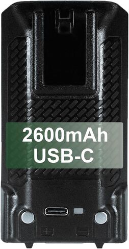 2 حزم UV-K5(8) نوع-c شحن بطارية بديلة UV-K5 بطارية ليثيوم أيون 2600 مللي أمبير لراديو UV-K6 لملحقات جهاز الاتصال اللاسلكي للكبار 7.4 فولت in Kuwait