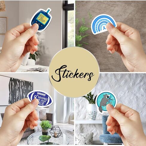 50 PCS Alzheimers Sticker Inspirational Vinyl Decals Waterproof Accessories Decorative Labels for Bicycle Laptop Bumper Truck Vehicle Bike Suitcases Water Bottle in Saudi Arabia