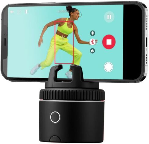 حامل هاتف لتتبع الوجه التلقائي من بيفو بود مع دوران 360 درجة، 6 سرعات، أساسيات إنشاء المحتوى لتتبع اللياقة البدنية، البث المباشر، مدونة فيديو مع حزمة التحكم عن بعد مع حامل ثلاثي القوائم (عنصران) in Kuwait
