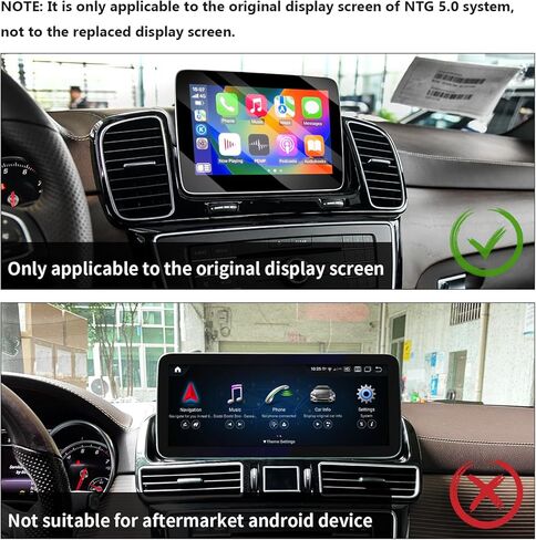 Wireless Carplay Retrofit Kit Decoder for Mercedes Benz A B C E S CLA CLS GLA GLK ML/GL SL SLK CLASS NTG4.5 2011-2016 Year Car, MMI Box Support Android Auto, Mirror Link, Rearview Camera in Saudi Arabia