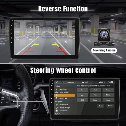راديو ستيريو Android من Leadfan لسيارة Honda Civic 2012 2013 2014 2015 مع CarPlay Android Auto، شاشة لمس 9 بوصة IPS راديو GPS ملاحة بلوتوث 5.1 التحكم الصوتي WiFi FM كاميرا احتياطية SWC in Saudi Arabia