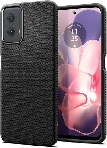 Spigen Liquid Air Designed for Moto G Power 5G (2024) Case [Military-Grade Protection] - Matte Black in Kuwait