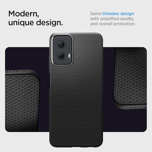 Spigen Liquid Air Designed for Moto G Power 5G (2024) Case [Military-Grade Protection] - Matte Black in Kuwait