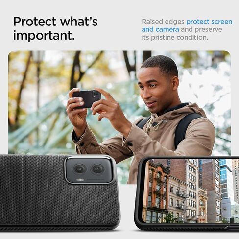 Spigen Liquid Air Designed for Moto G Power 5G (2024) Case [Military-Grade Protection] - Matte Black in Kuwait
