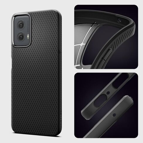 Spigen Liquid Air Designed for Moto G Power 5G (2024) Case [Military-Grade Protection] - Matte Black in Kuwait