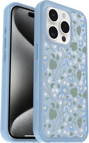 حافظة OtterBox iPhone 15 Pro (فقط) Symmetry Series+ - أسود، يتم تثبيتها على MagSafe، حواف مرتفعة وأنيقة للغاية تحمي الكاميرا والشاشة - عبوة غير مخصصة للبيع بالتجزئة in Saudi Arabia