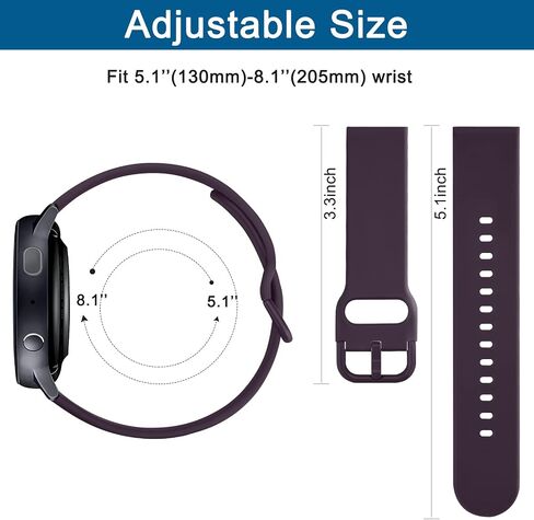 حزام AK لـ Amazfit GTS 4 / GTS 4 Mini / GTS 3 / GTS 2 / GTS 2e / GTS 2 mini / GTS / GTR mini Bands، حزام رياضي بديل ناعم 20 مم لـ Amazfit Bip 3 / Bip 3 Pro / Bip U Pro / Bip / ساعة ذكية Bip Lite / Bip S / Bip S lite / Bip U للرجال والنساء in Kuwait