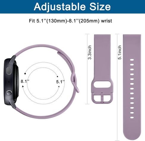 حزام AK لـ Amazfit GTS 4 / GTS 4 Mini / GTS 3 / GTS 2 / GTS 2e / GTS 2 mini / GTS / GTR mini Bands، حزام رياضي بديل ناعم 20 مم لـ Amazfit Bip 3 / Bip 3 Pro / Bip U Pro / Bip / ساعة ذكية Bip Lite / Bip S / Bip S lite / Bip U للرجال والنساء in Kuwait