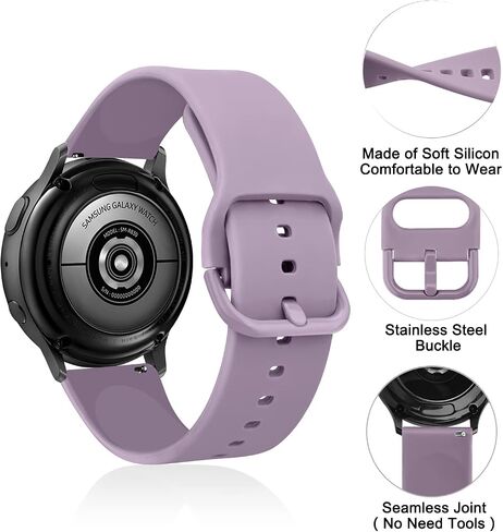 حزام AK لـ Amazfit GTS 4 / GTS 4 Mini / GTS 3 / GTS 2 / GTS 2e / GTS 2 mini / GTS / GTR mini Bands، حزام رياضي بديل ناعم 20 مم لـ Amazfit Bip 3 / Bip 3 Pro / Bip U Pro / Bip / ساعة ذكية Bip Lite / Bip S / Bip S lite / Bip U للرجال والنساء in Kuwait