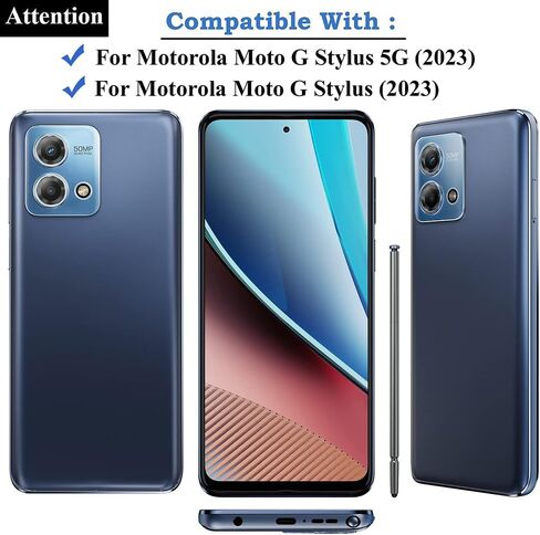 قلم Moto G Stylus 2023 بديل Moto G Stylus S Pen لموتورولا Moto G Stylus 5G 2023 6.5 بوصة جميع إصدارات قلم اللمس مع فتحة بطاقة Sim قطع غيار إصلاح القطع باللون الأزرق in Kuwait