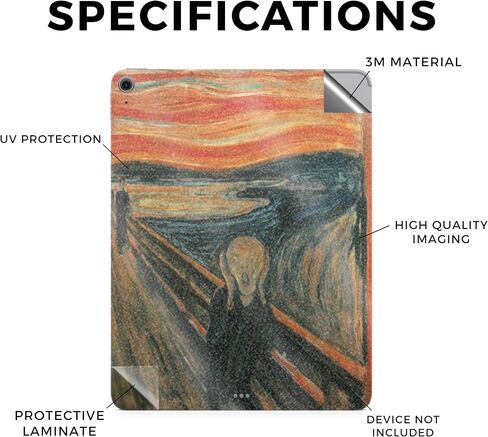 Carbon Fiber Tablet Skin Compatible with Apple iPad Air 13 (M2) 2024 - Astronaut - Premium 3M Vinyl Protective Wrap Decal Cover - Easy to Apply | Crafted in The USA by MightySkins in Saudi Arabia