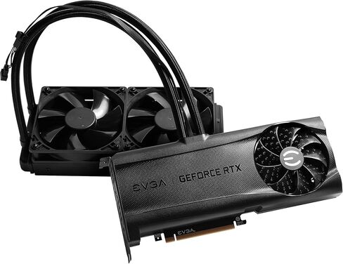 EVGA GeForce RTX 3080 XC3 Ultra Hybrid Gaming، 10G-P5-3888-KL، 10 جيجا GDDR6X، ARGB LED، لوحة خلفية معدنية، LHR in Kuwait