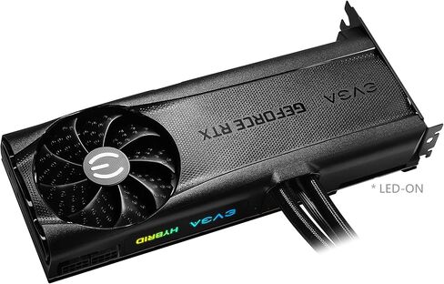 EVGA GeForce RTX 3080 XC3 Ultra Hybrid Gaming، 10G-P5-3888-KL، 10 جيجا GDDR6X، ARGB LED، لوحة خلفية معدنية، LHR in Kuwait