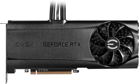 EVGA GeForce RTX 3080 XC3 Ultra Hybrid Gaming، 10G-P5-3888-KL، 10 جيجا GDDR6X، ARGB LED، لوحة خلفية معدنية، LHR in Kuwait